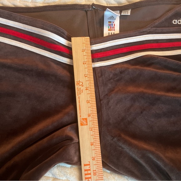 Adidas Vintage Rare 2004 Brown Track Pants with Stripes size XL - Picture 9 of 10